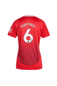 Manchester United Lisandro Martinez #6 Voetbaltruitje Thuis tenue Dames 2024-25 Korte Mouw